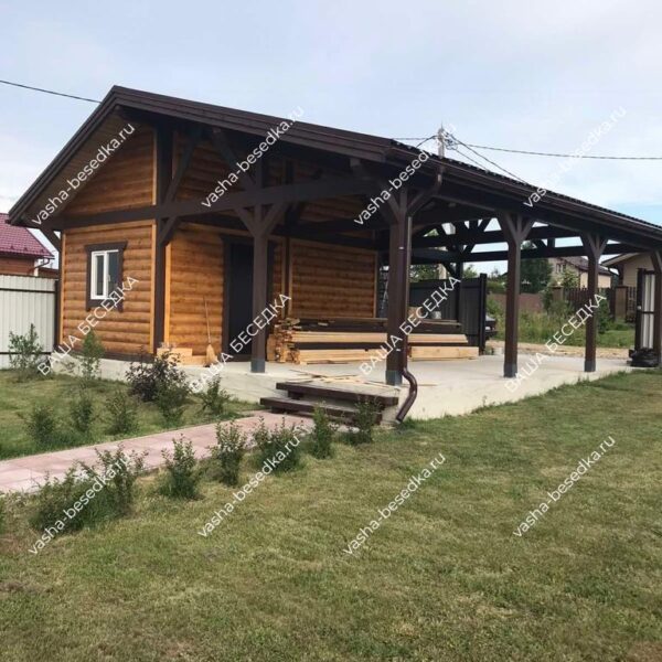 Навес  8×9 Янтарь
